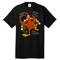 Turkey Gravy Beans And Rolls Casserole Funny Thanksgiving Tall T-Shirt