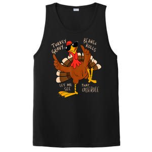 Turkey Gravy Beans And Rolls Casserole Funny Thanksgiving PosiCharge Competitor Tank