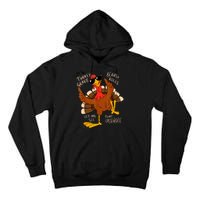 Turkey Gravy Beans And Rolls Casserole Funny Thanksgiving Tall Hoodie