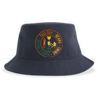 Tall Guy Beard Twins Purple Hoser Sustainable Bucket Hat