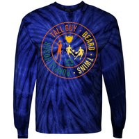 Tall Guy Beard Twins Purple Hoser Tie-Dye Long Sleeve Shirt