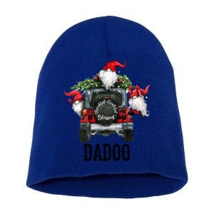 Thankful Grateful Blessed Dadoo Grandpa Gift Cool Gift Short Acrylic Beanie