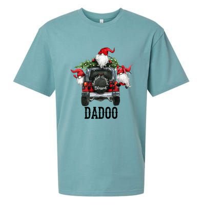 Thankful Grateful Blessed Dadoo Grandpa Gift Cool Gift Sueded Cloud Jersey T-Shirt