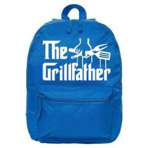 The Grillfather Bbq Lovers Foodie Present Gift 16 in Basic Backpack