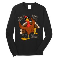 Turkey Gravy Beans And Rolls Casserole Funny Thanksgiving Long Sleeve Shirt