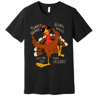 Turkey Gravy Beans And Rolls Casserole Funny Thanksgiving Premium T-Shirt