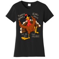 Turkey Gravy Beans And Rolls Casserole Funny Thanksgiving Women's T-Shirt