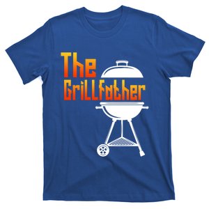 The Grillfather Barbecue Grill Master Smoker Funny Bbq Dad Cute Gift T-Shirt