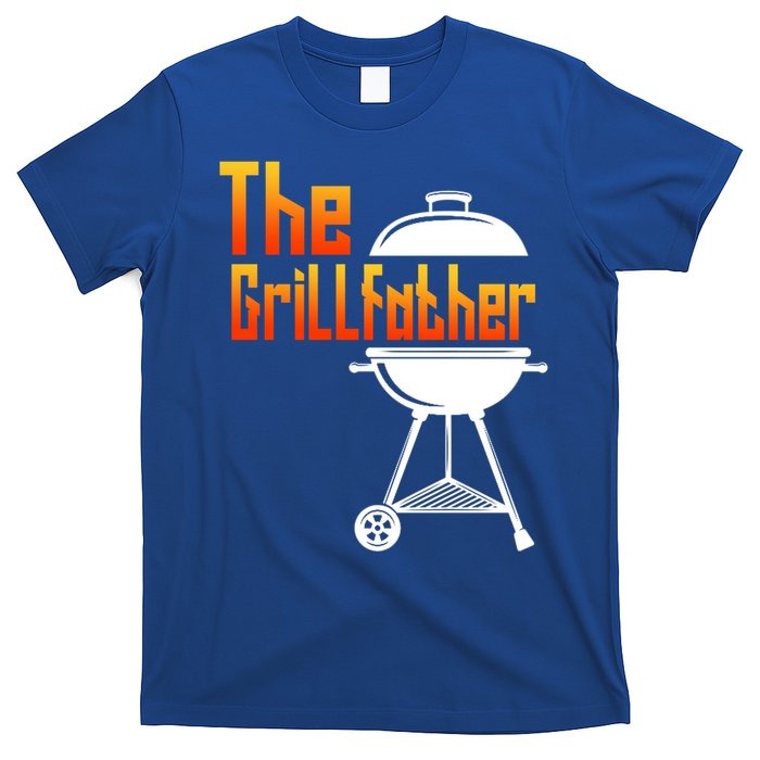 The Grillfather Barbecue Grill Master Smoker Funny Bbq Dad Cute Gift T-Shirt