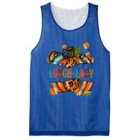 Thankful Grateful Blessed Lunch Lady Graphic Pumpkin Autumn Cool Gift Mesh Reversible Basketball Jersey Tank