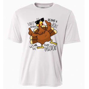 Turkey Gravy Beans And Rolls Let Me See That Casserole Cooling Performance Crew T-Shirt