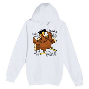 Turkey Gravy Beans And Rolls Let Me See That Casserole Premium Pullover Hoodie