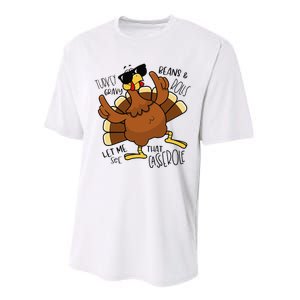 Turkey Gravy Beans And Rolls Let Me See That Casserole Performance Sprint T-Shirt