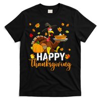 Thankful Grateful Blessed Turkey Women Happy Thanksgiving Gift T-Shirt