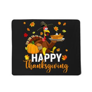 Thankful Grateful Blessed Turkey Women Happy Thanksgiving Gift Mousepad