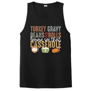 Turkey Gravy Beans And Rolls Let Me See That Casserole Fall PosiCharge Competitor Tank