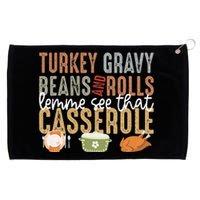 Turkey Gravy Beans And Rolls Let Me See That Casserole Fall Grommeted Golf Towel