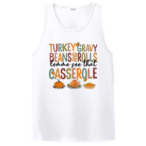 Turkey Gravy Beans And Rolls Let Me See That Casserole Fall PosiCharge Competitor Tank