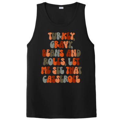 Turkey Gravy Beans And Rolls Let Me See That Casserole Retro PosiCharge Competitor Tank