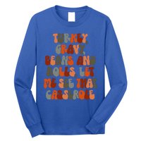 Turkey Gravy Beans And Rolls Let Me See That Casserole Retro Long Sleeve Shirt