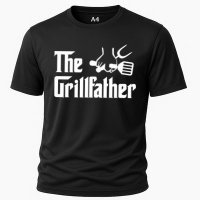 The Grillfather Bbq Grill Barbecue Cooking Cook Daddy Papa Gift Performance Shirt