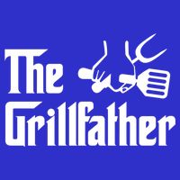 The Grillfather Bbq Grill Barbecue Cooking Cook Daddy Papa Gift Women's V-Neck T-Shirt