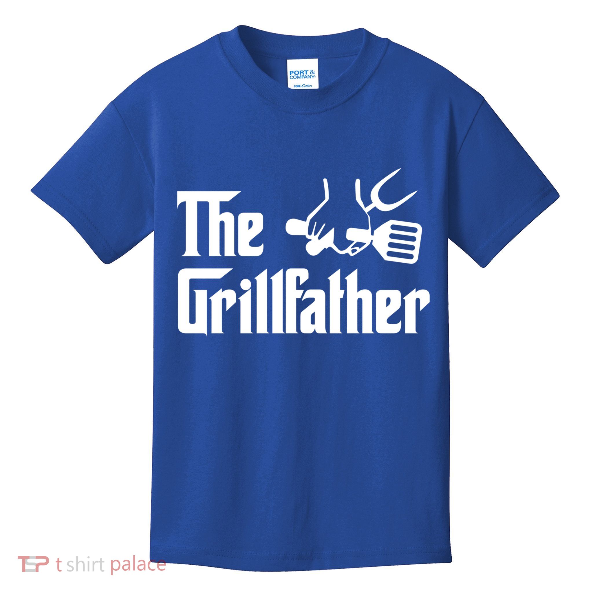 The Grillfather Bbq Grill Barbecue Cooking Cook Daddy Papa Gift Kids T-Shirt
