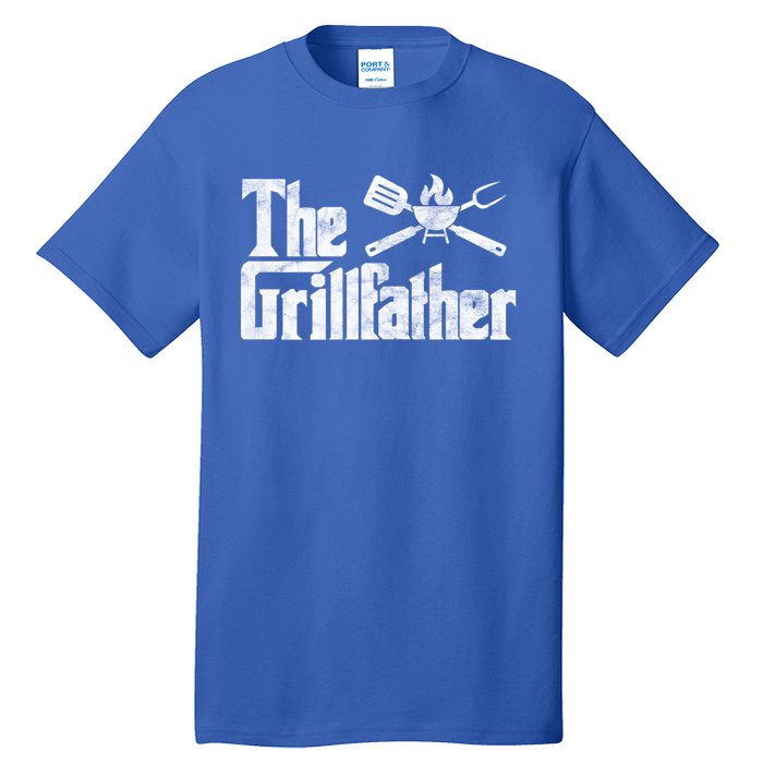 The Grillfather Bbq Grill Smoker Barbecue Chef Grill Master Meaningful Gift Tall T-Shirt