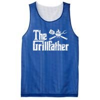 The Grillfather Bbq Grill Smoker Barbecue Chef Grill Master Meaningful Gift Mesh Reversible Basketball Jersey Tank