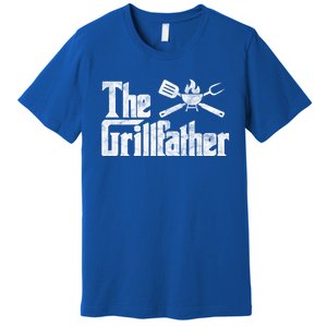 The Grillfather Bbq Grill Smoker Barbecue Chef Grill Master Meaningful Gift Premium T-Shirt