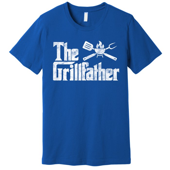 The Grillfather Bbq Grill Smoker Barbecue Chef Grill Master Meaningful Gift Premium T-Shirt