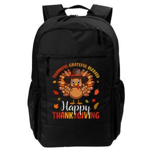 Thankful Grateful Blessed Thanksgiving Turkey Daily Commute Backpack