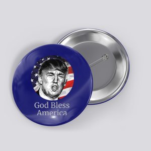 Trump God Bless America Gift Button