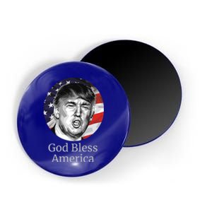 Trump God Bless America Gift Magnet