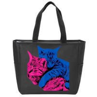 Tv Girl Band French Exit Album Funny Cat Lovers Zip Tote Bag