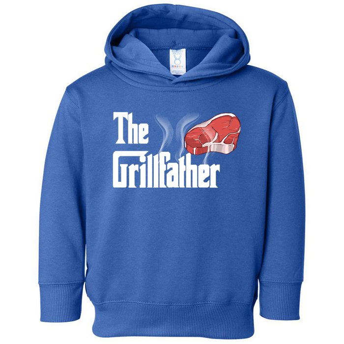 The Grillfather Bbq Grill Smoker Barbecue Grilling Gift Toddler Hoodie