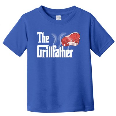 The Grillfather Bbq Grill Smoker Barbecue Grilling Gift Toddler T-Shirt