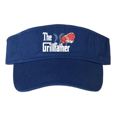 The Grillfather Bbq Grill Smoker Barbecue Grilling Gift Valucap Bio-Washed Visor