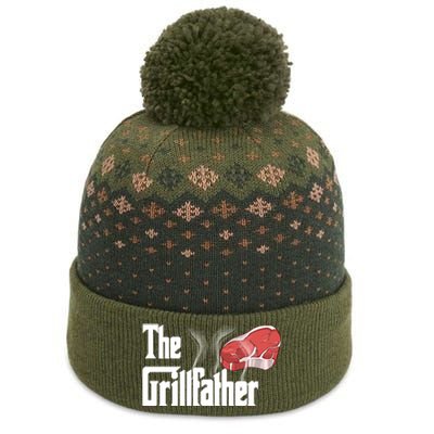 The Grillfather Bbq Grill Smoker Barbecue Grilling Gift The Baniff Cuffed Pom Beanie