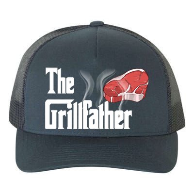 The Grillfather Bbq Grill Smoker Barbecue Grilling Gift Yupoong Adult 5-Panel Trucker Hat