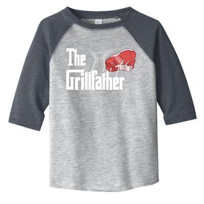 The Grillfather Bbq Grill Smoker Barbecue Grilling Gift Toddler Fine Jersey T-Shirt