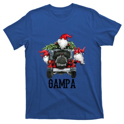 Thankful Grateful Blessed Gampa Grandpa Gift T-Shirt