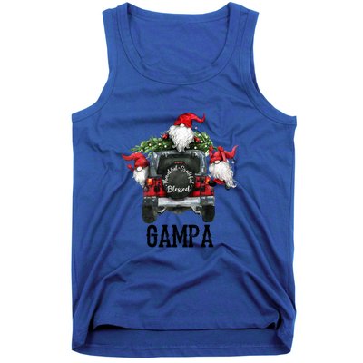 Thankful Grateful Blessed Gampa Grandpa Gift Tank Top