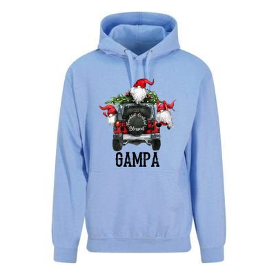 Thankful Grateful Blessed Gampa Grandpa Gift Unisex Surf Hoodie