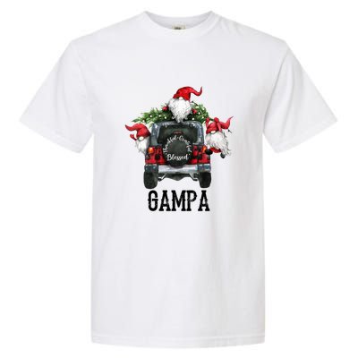 Thankful Grateful Blessed Gampa Grandpa Gift Garment-Dyed Heavyweight T-Shirt