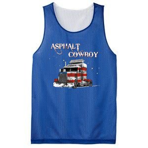 Trucker Gift Big Rig Semi Trailer Truck Driver Over The Road Great Gift Mesh Reversible Basketball Jersey Tank