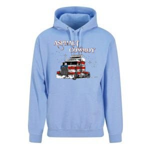 Trucker Gift Big Rig Semi Trailer Truck Driver Over The Road Great Gift Unisex Surf Hoodie