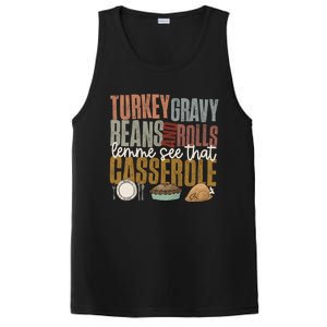 Turkey Gravy Beans And Rolls Let Me See That Casserole Fall Gift PosiCharge Competitor Tank