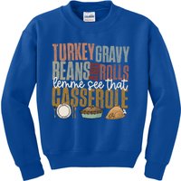 Turkey Gravy Beans And Rolls Let Me See That Casserole Fall Gift Kids Sweatshirt