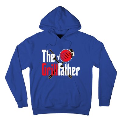 The Grillfather Bbq Grill Smoker Dad Grilling Barbecue Chef Cute Gift Hoodie